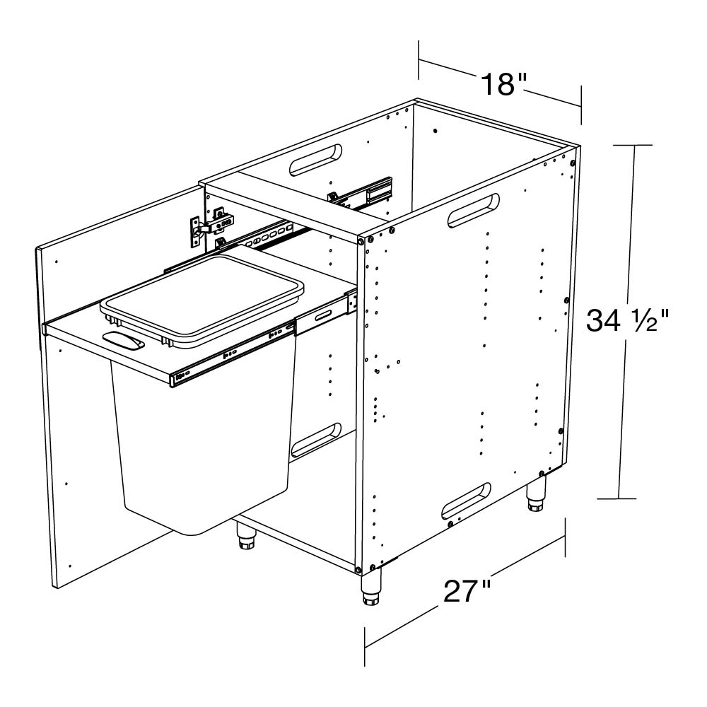 AOS Trash Can Pull-Out